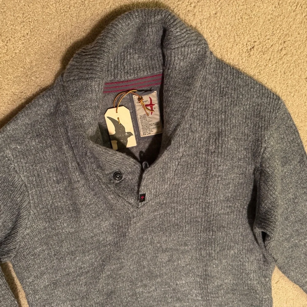 Relwen Old Salt Shawl Collar Sweater - Picture 4 of 6